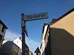 Krefeld -City Monteurzimmer Straßenschild Blücher Straße 1A