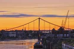 Unterkunft bei Krefeld Uerdingen Rheinhafen